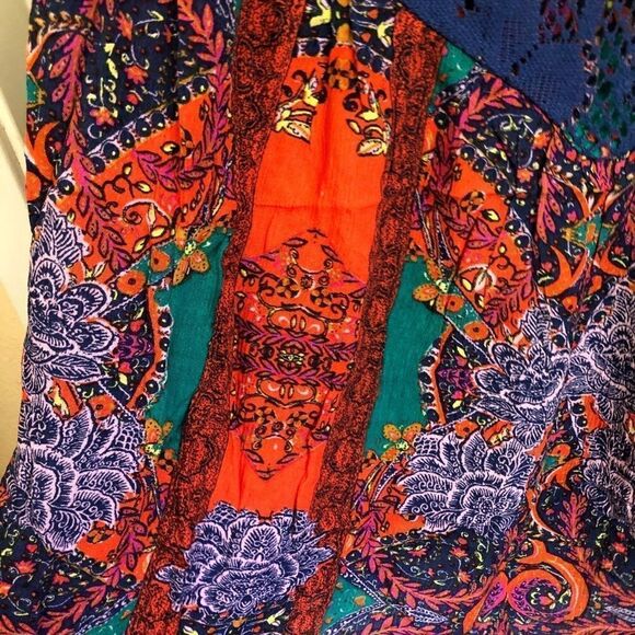 FREE PEOPLE Count me in Trapeze Boho Dress Tunic.Size XS - Picture 9 of 10